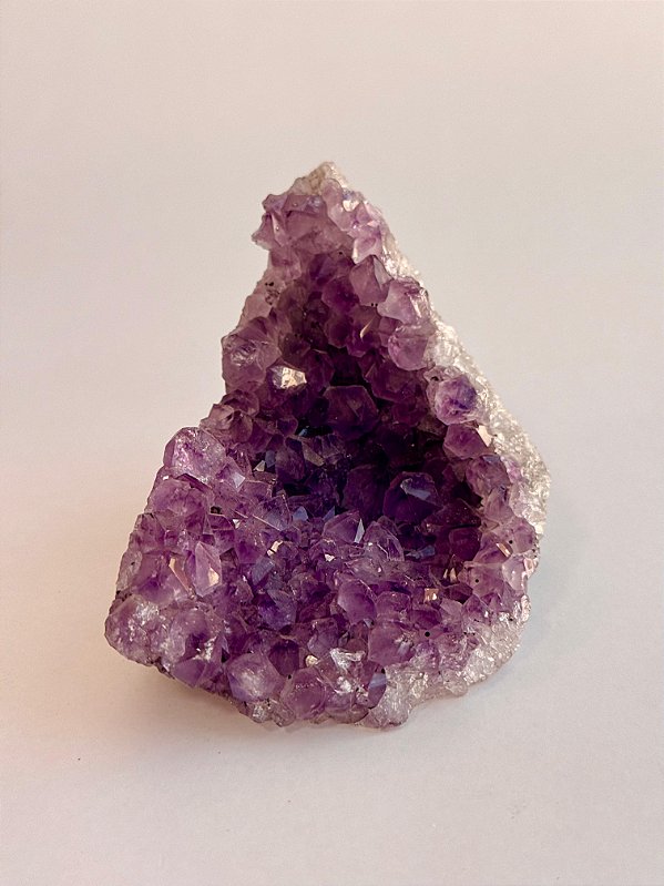 Drusa de Ametista Encantada - DAE110 348g - Eleva a Vibração; Intuição e Conexão