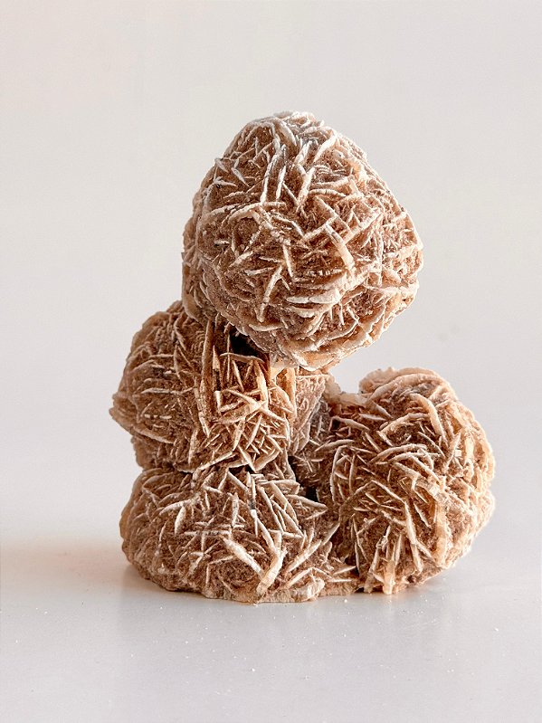 Rosa do Deserto - Base Serrada - BRD05 484g - Peça Única - Clareza Mental, Calma e Concentração