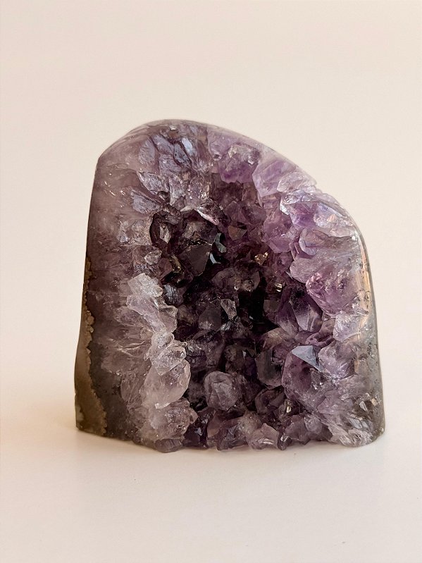 Drusa de Ametista Encantada - DAE117 296g - Eleva a Vibração; Intuição e Conexão