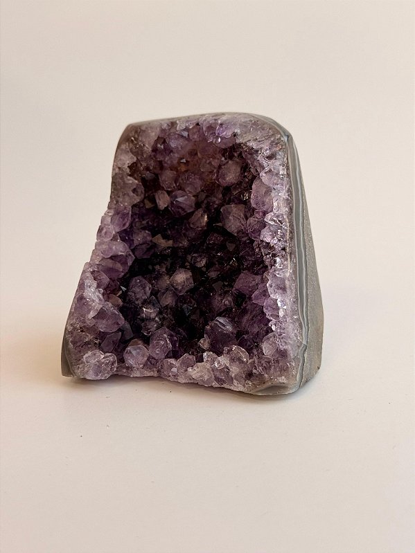 Drusa de Ametista Encantada - DAE119 226g - Eleva a Vibração; Intuição e Conexão