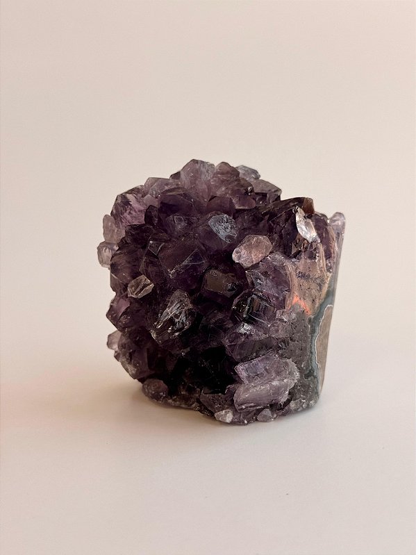 Drusa de Ametista Encantada - DAE120 268g - Eleva a Vibração; Intuição e Conexão