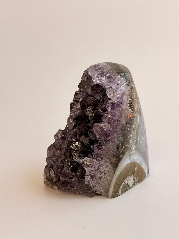 Drusa de Ametista Encantada - DAE121 252g - Eleva a Vibração; Intuição e Conexão