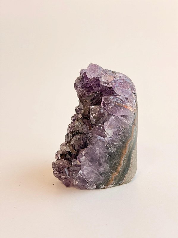 Drusa de Ametista Encantada - DAE126 162g - Eleva a Vibração; Intuição e Conexão