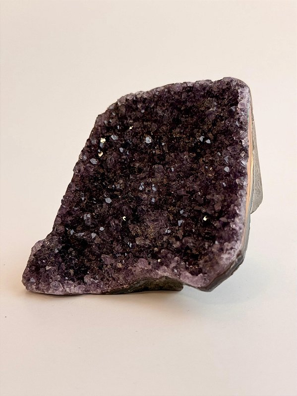 Drusa de Ametista Encantada - DAE127 204g - Eleva a Vibração; Intuição e Conexão