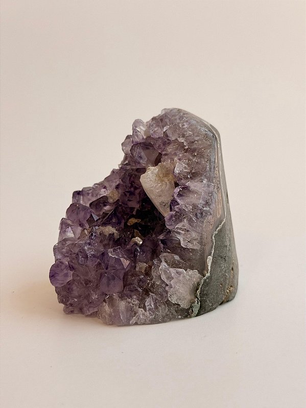 Drusa de Ametista Encantada - DAE128 202g - Eleva a Vibração; Intuição e Conexão