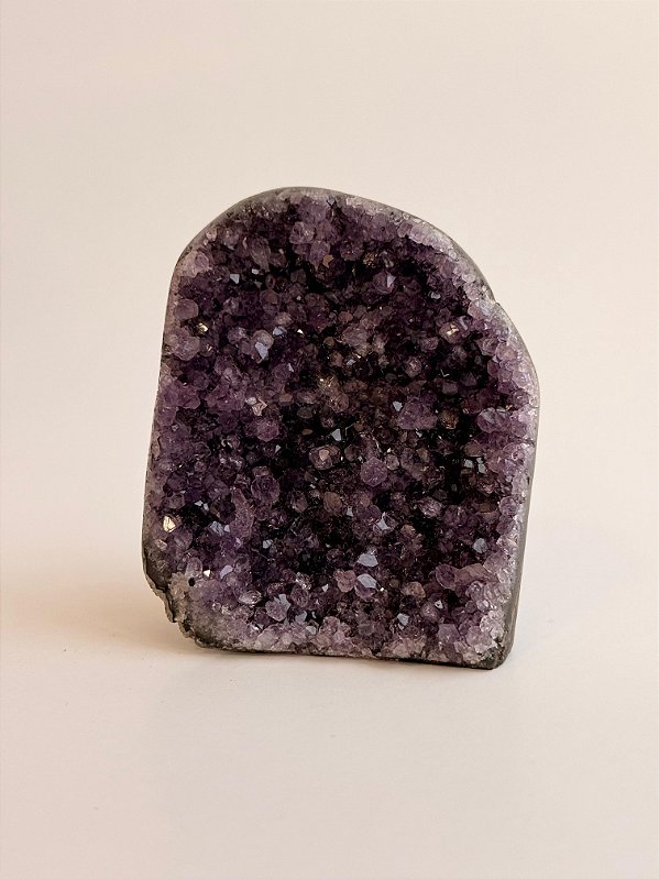 Drusa de Ametista Encantada - DAE129 196g - Eleva a Vibração; Intuição e Conexão