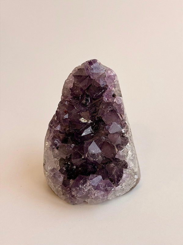 Drusa de Ametista Encantada - DAE143 308g - Eleva a Vibração; Intuição e Conexão