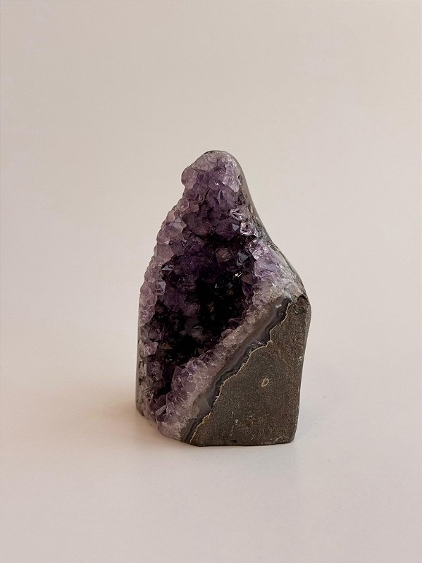 Drusa de Ametista Encantada - DAE147 120g - Eleva a Vibração; Intuição e Conexão