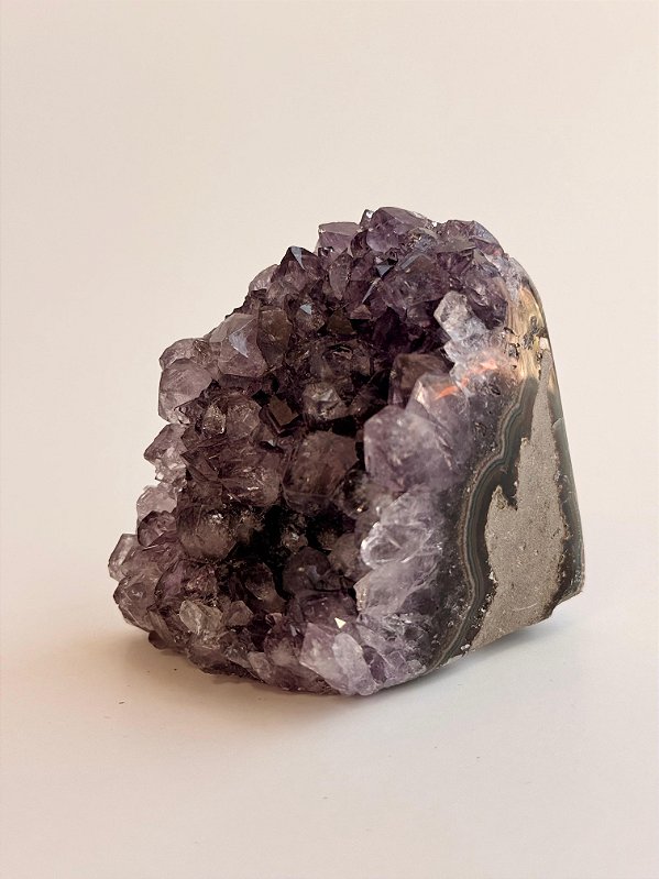 Drusa de Ametista Encantada - DAE151 184g - Eleva a Vibração; Intuição e Conexão