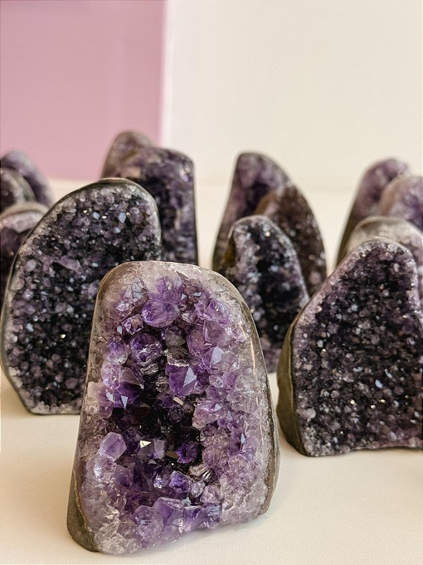 Drusa de Ametista Encantada - Eleva a Vibração; Intuição e Conexão