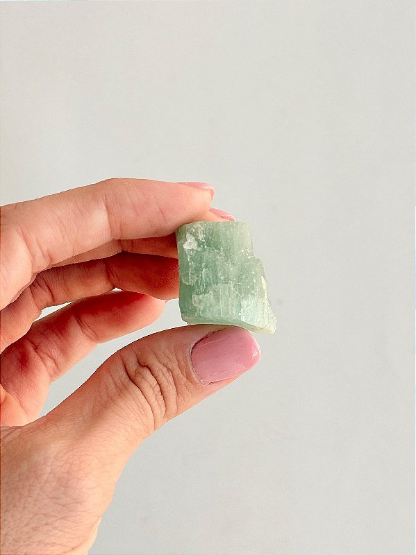 Água Marinha Natural Bruta Mini - Pedra da Ansiedade, Desfaz Confusões, Protege os Pensamentos