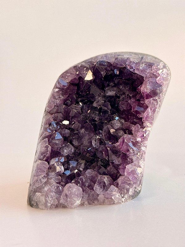 Drusa de Ametista Encantada - DAE159 506g - Portal Mágico; Eleva a Vibração, a Intuição e Conexão Espiritual