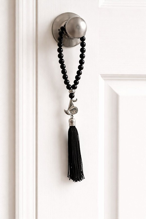 Japamala de Turmalina Negra 8mm - 27 Contas - Proteção Energética e Espiritual, Inseguranças e Soluções