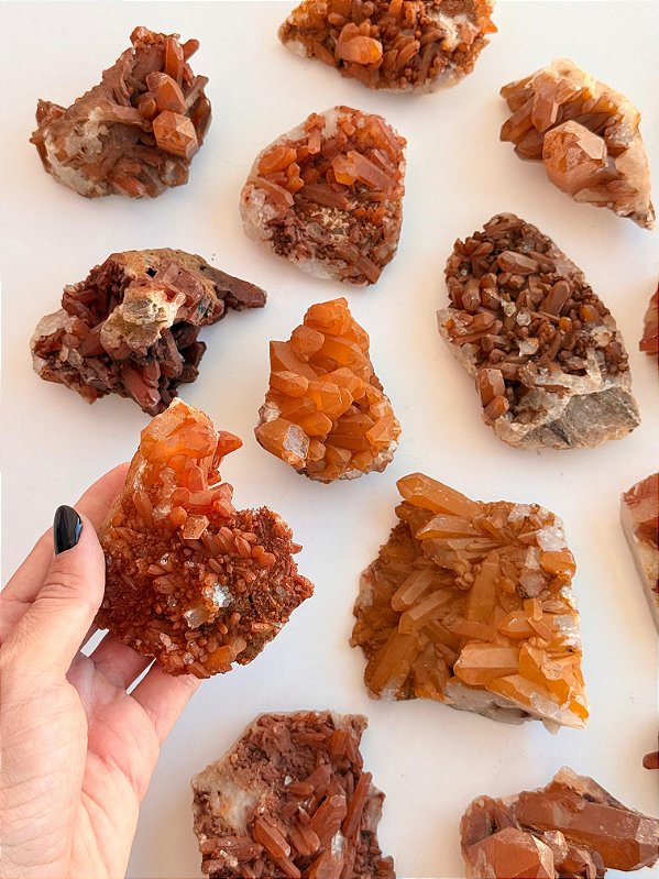 Drusa de Quartzo Tangerina G - Novidade, Travas e Medos, Saúde Sexual, Insegurança e Potencial de Ação