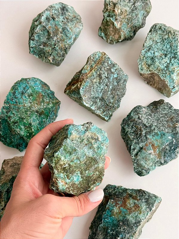 Turquesa Africana (Jaspe Africana) para Ambiente - Pedra da Evolução; Abertura de Novas Possibilidades; Segurança Emocional