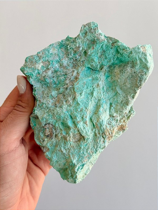 Turquesa Peruana Bruta - TP01 386g - Profundo Bem-estar; Cura Emocional; Comunicação