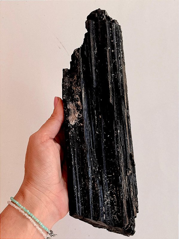 Turmalina Negra TN54 - 1314g - Proteção Energética e Espiritual, Inseguranças e Soluções
