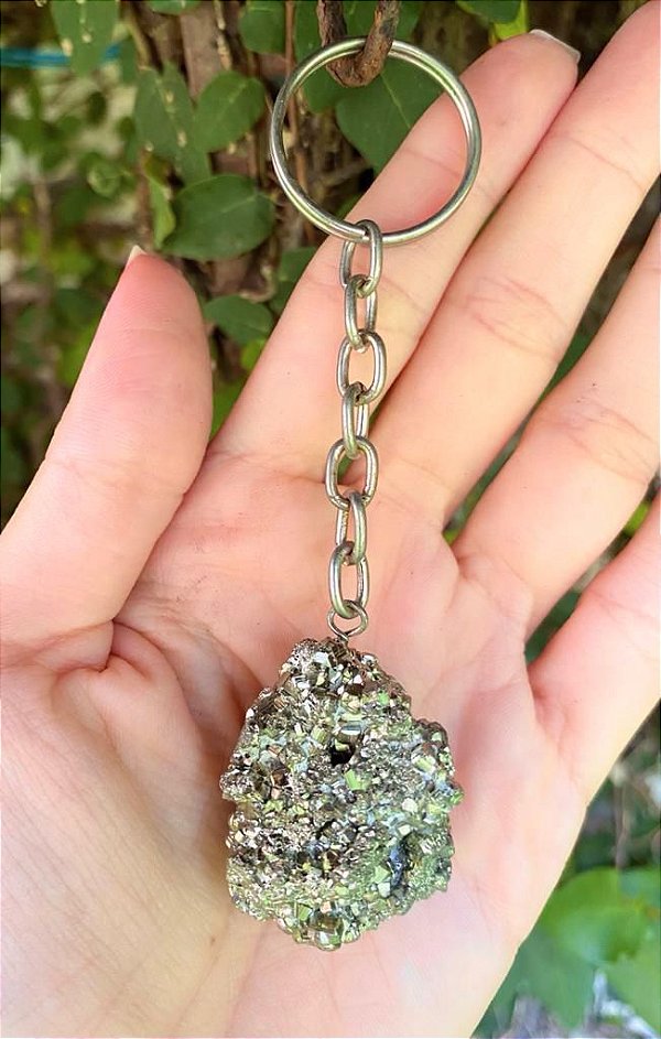 Chaveiro de Pirita - Pedra da Prosperidade