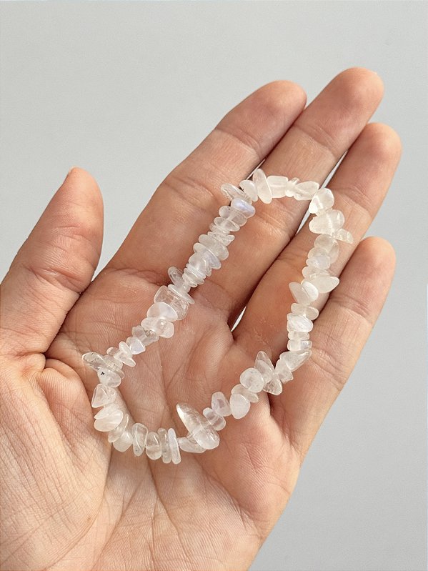 Pulseira de Pedra da Lua - Sensualidade, Energia Feminina, Domínio das Emoções e Fertilidade
