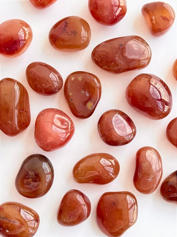 Cornalina Rolada Qualidade Especial - Alegria de viver, Energia, Vitalidade e Disposição