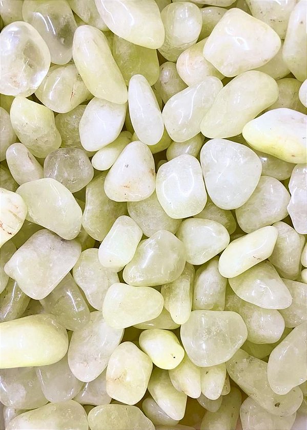 Quartzo com Enxofre Rolada - Proteção, Limpeza e Alívio de Dores