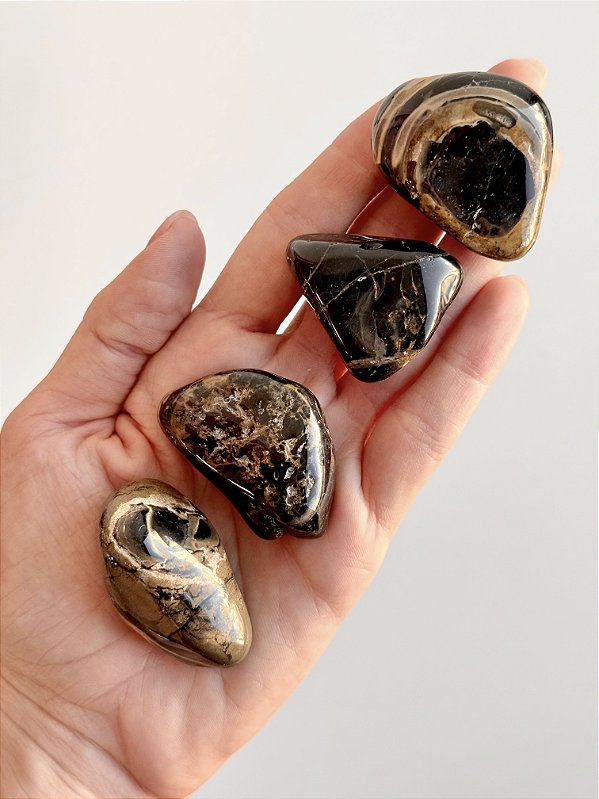 Ônix Rolado - Proteção, Concentração, Disciplina e Perseverança