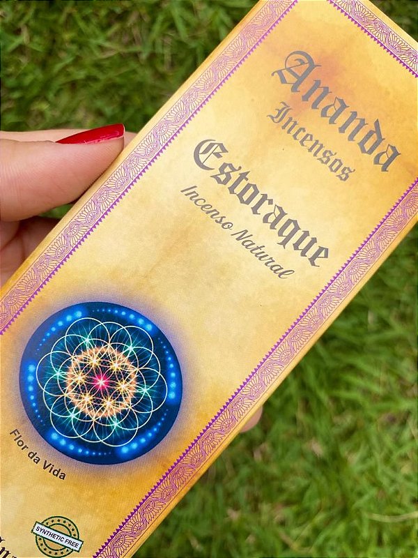 Incenso Ananda - Estoraque - Relaxamento e Alívio de Estresse