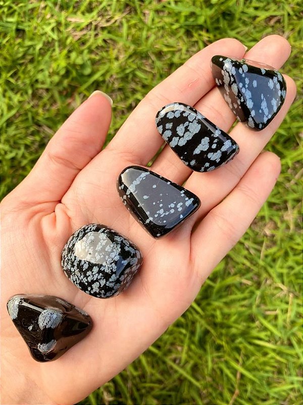 Obsidiana Floco de Neve - Estresse, desapego e receptividade