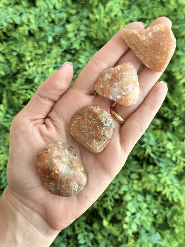Calcita Laranja Rolada - Pedra da Alegria, vitalidade, Expressão