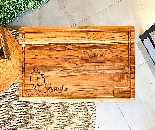 Mesa desmontável para Churrasco Teca Personalizada