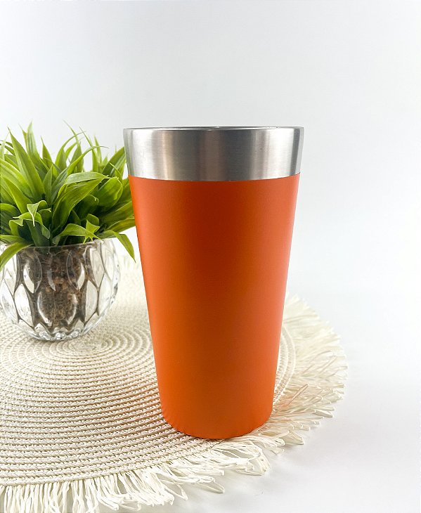 Copo Térmico Dream Laranja 473ml Personalizado