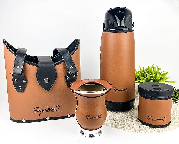 Kit Meia Lua 5 Peças Marrom Claro Personalizado