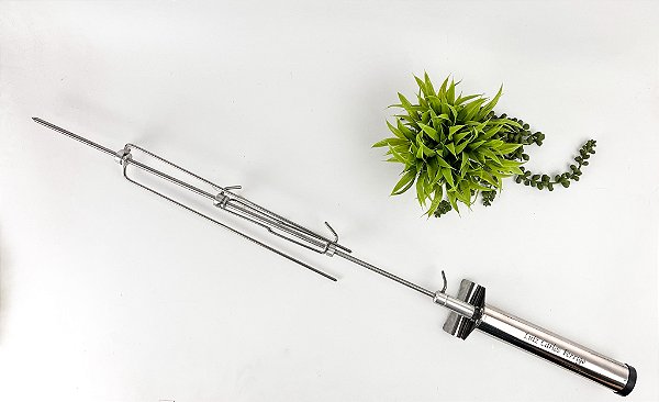 Espeto Rotativo A Pilha Personalizado Modelos G1 G2 G3
