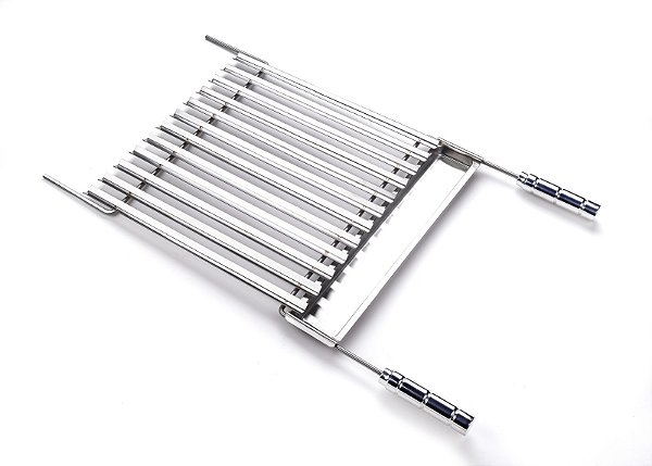 Grelha em Inox com Coletor de Gordura Personalizada