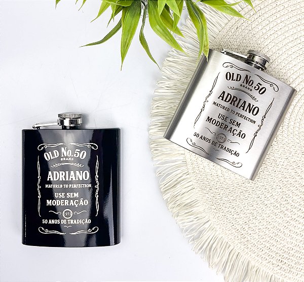 Cantil Porta Whisky Inox Personalizado