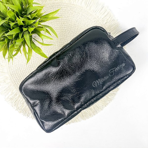 Necessaire Masculina de Couro Personalizada