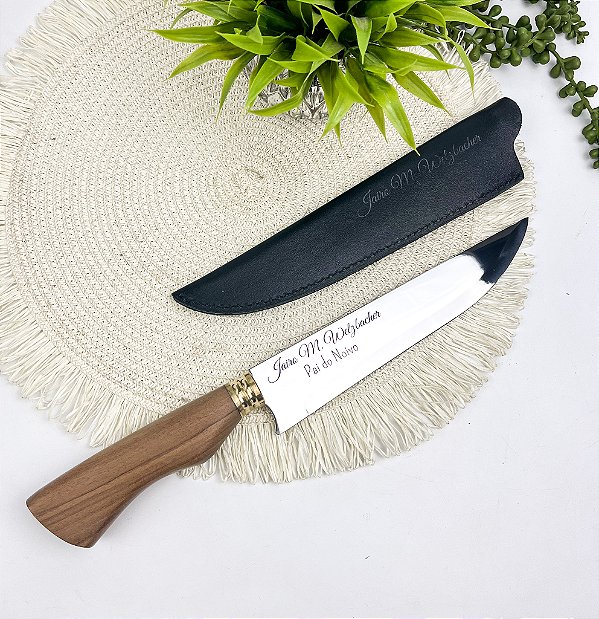 Faca Artesanal para Churrasco Personalizada