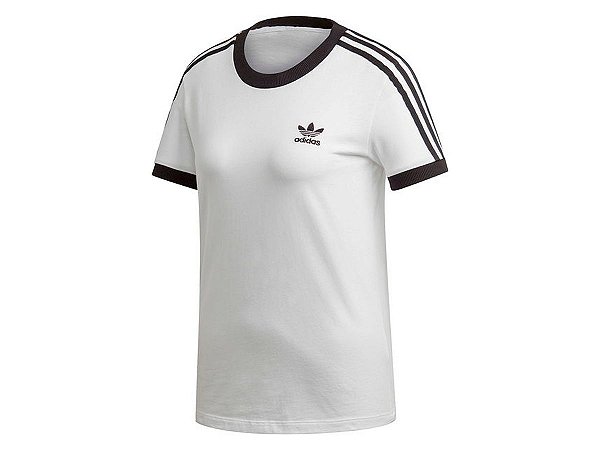 Camisa adidas 3 stripes branca Clearance