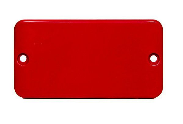 TAMPA CEGA PVC ANTICHAMA VERMELHO