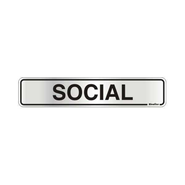PLACA SOCIAL