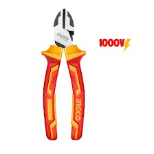 ALICATE DE CORTE DIAGONAL ISOLADO INGCO1.000V VDE CR-V 6" (160MM)