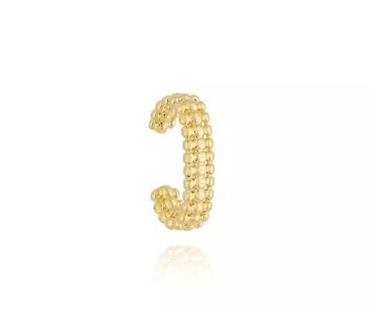 Piercing Oval Duplo Bolinhas