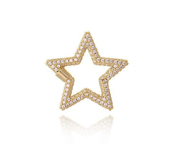 Pingente Estrela Cravejada