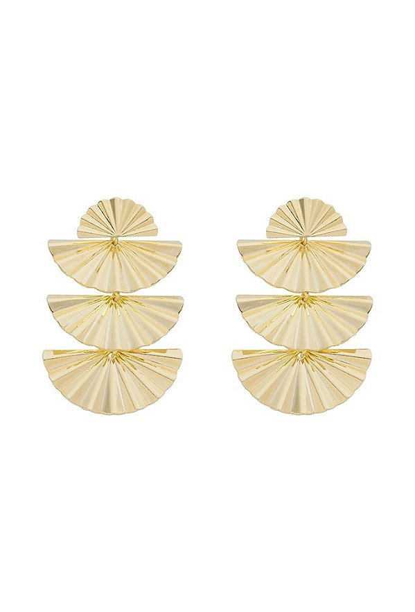 Brinco Leque Cascata