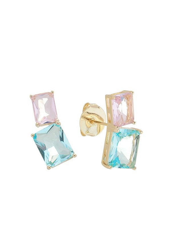 Brinco Ear Cuff Cristais