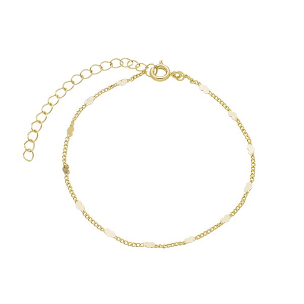 Pulseira Mini Medalha Coração