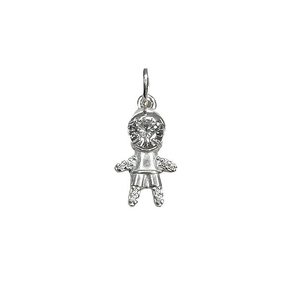 Pingente Menino Luxo - Prata 925