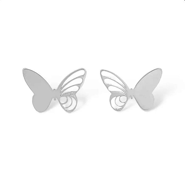 Brinco Borboleta - Prata 925