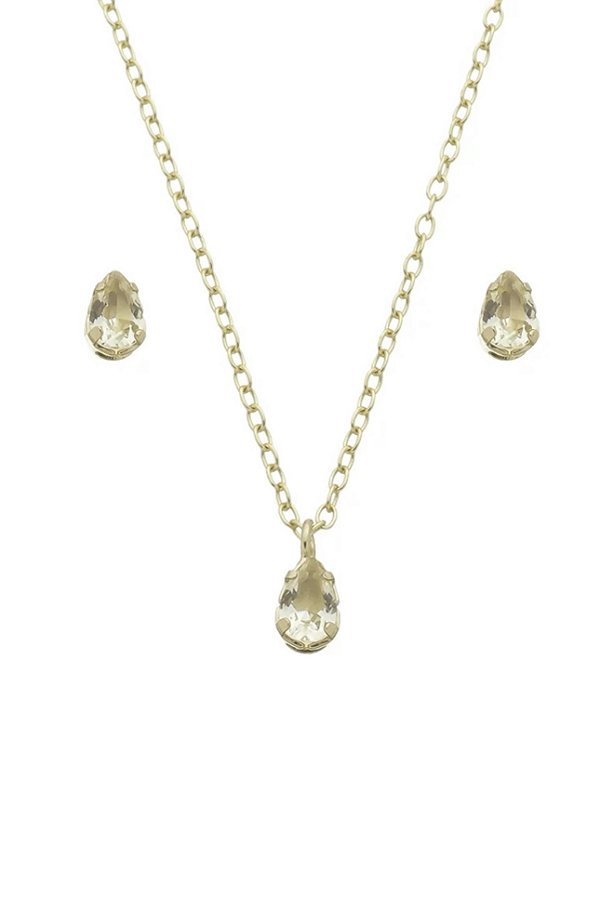 Conjunto Gota Citrino