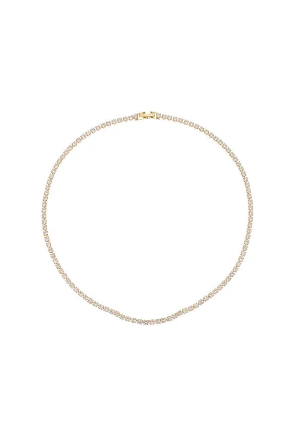 Colar Riviera Cristal Ouro